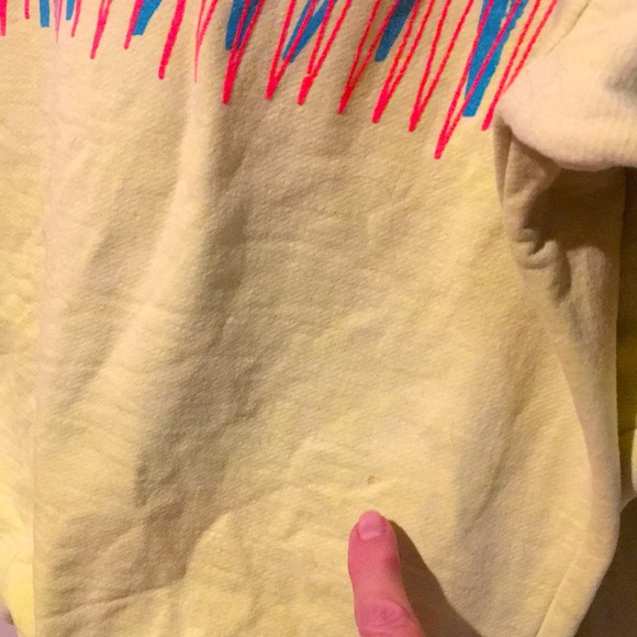 “Gotcha” Neon Sweatshirt Vintage 90’s - Picture 6 of 6